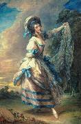 Thomas Gainsborough Portrait of Giovanna Baccelli Spain oil painting artist